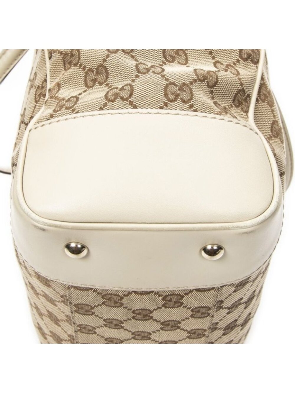 Gucci Mayfairt Beige GG Canvas Shoulder Bag - Picture 7 of 10